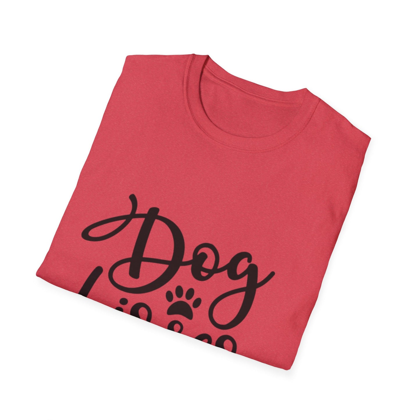 Dog Kisses Fix Everything Unisex Softstyle T-Shirt
