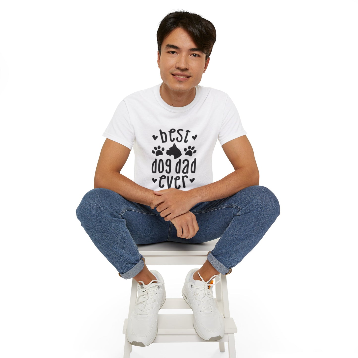 Best Dog Dad Ever Tee | Unisex Ultra Cotton T-Shirt for Dog Lovers