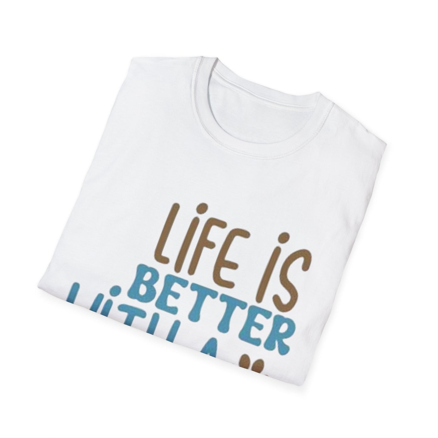Life is Better with a Dog Unisex Softstyle T-Shirt
