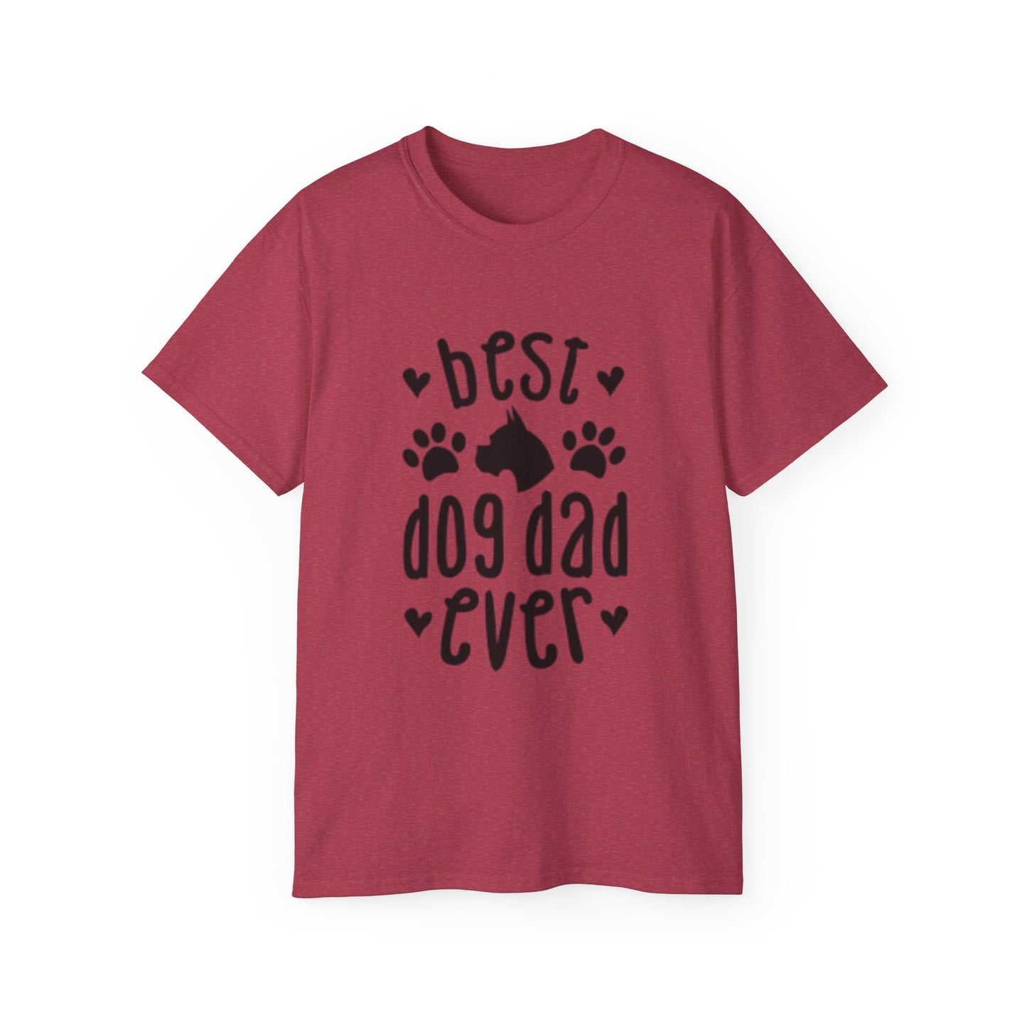 Best Dog Dad Ever Tee | Unisex Ultra Cotton T-Shirt for Dog Lovers
