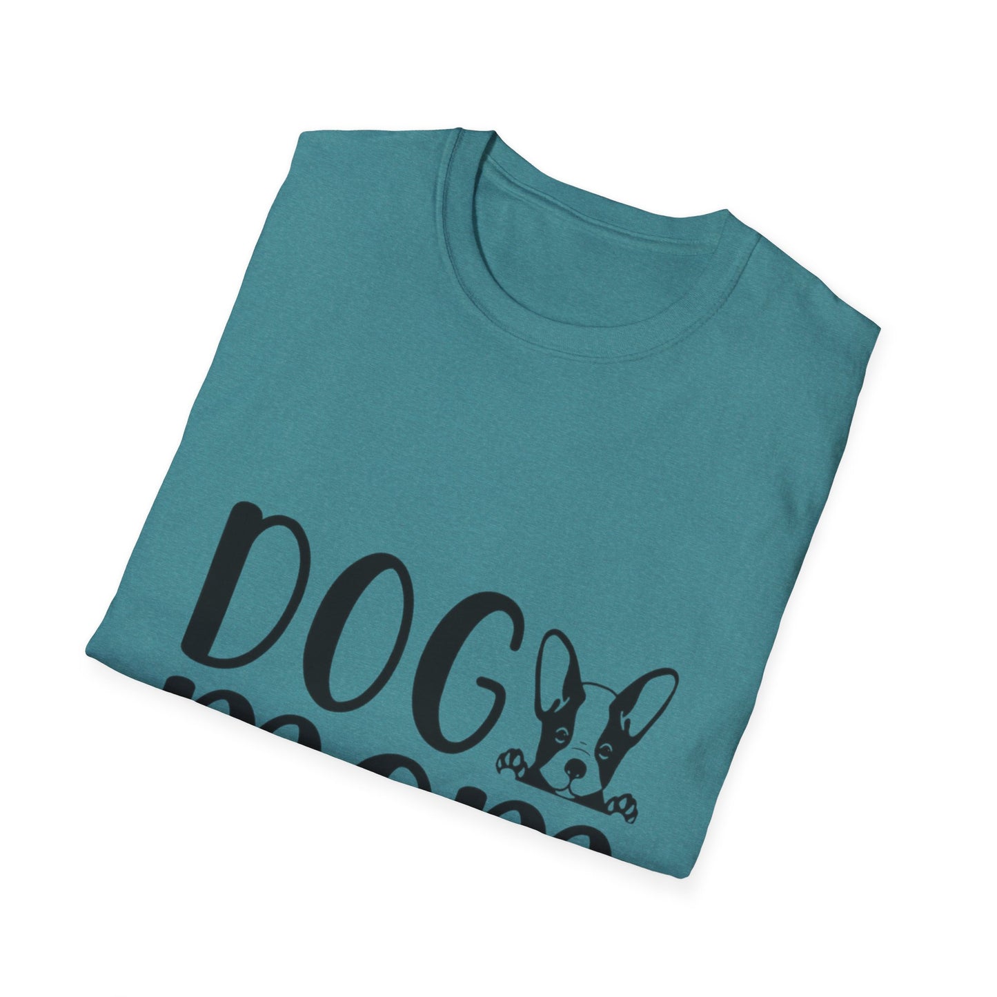 Dog Mom Unisex Softstyle T-Shirt, Pet Lover Gift, Dog Owner Tee, Animal Lover Apparel, Funny Dog Mom Shirt, Casual Wear