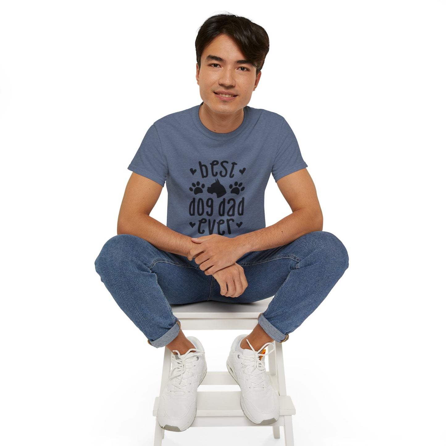 Best Dog Dad Ever Tee | Unisex Ultra Cotton T-Shirt for Dog Lovers