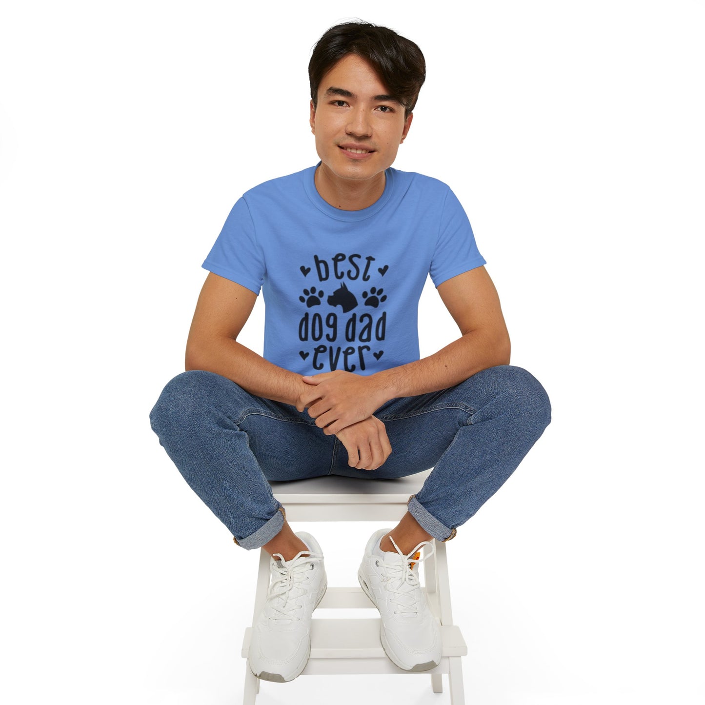 Best Dog Dad Ever Tee | Unisex Ultra Cotton T-Shirt for Dog Lovers