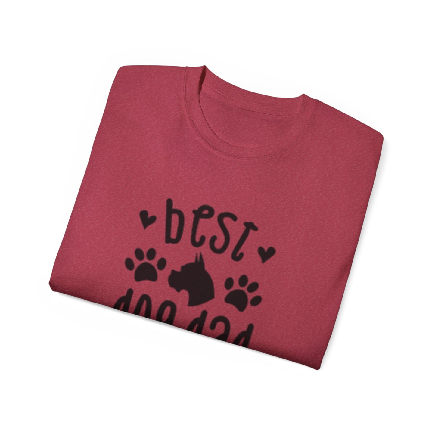 Best Dog Dad Ever Tee | Unisex Ultra Cotton T-Shirt for Dog Lovers