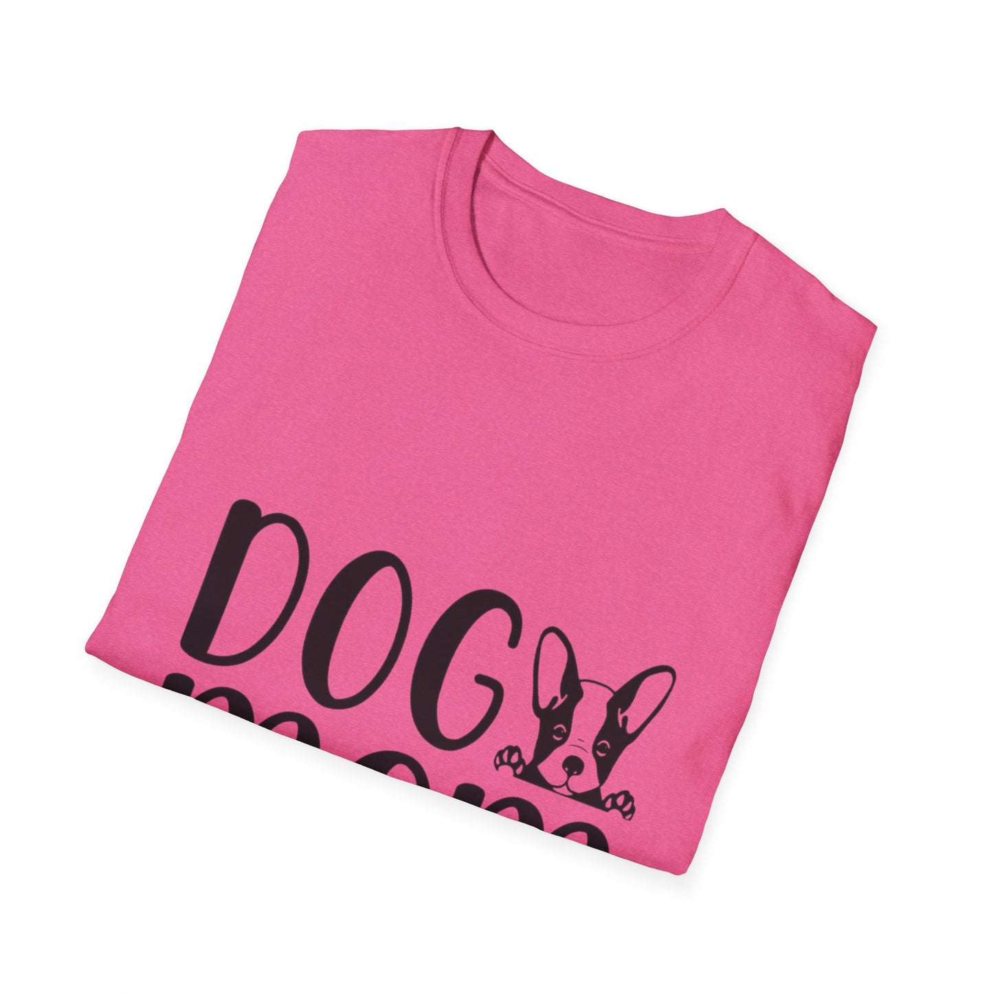 Dog Mom Unisex Softstyle T-Shirt, Pet Lover Gift, Dog Owner Tee, Animal Lover Apparel, Funny Dog Mom Shirt, Casual Wear