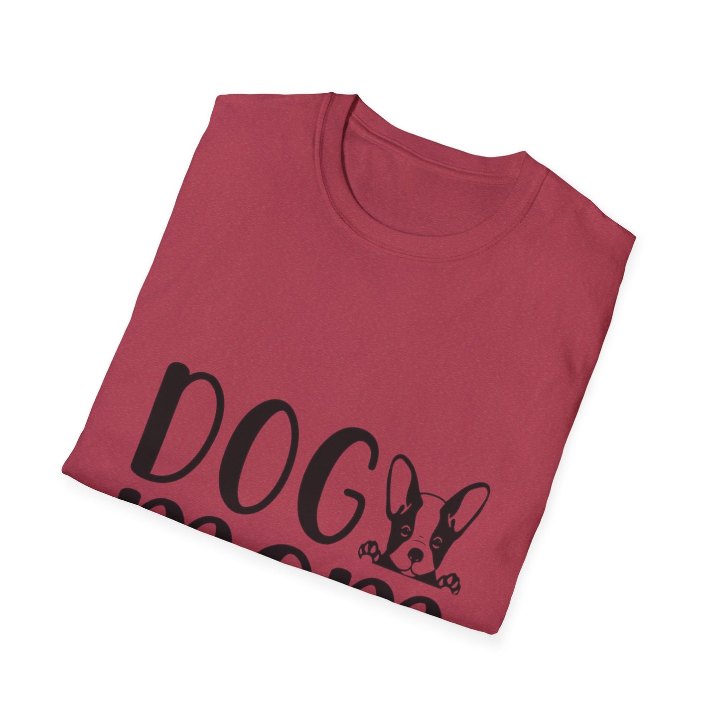 Dog Mom Unisex Softstyle T-Shirt, Pet Lover Gift, Dog Owner Tee, Animal Lover Apparel, Funny Dog Mom Shirt, Casual Wear