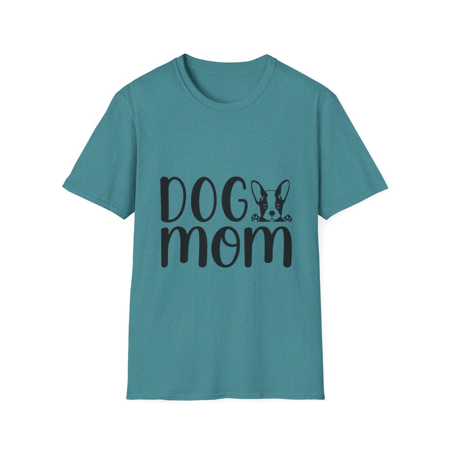 Dog Mom Unisex Softstyle T-Shirt, Pet Lover Gift, Dog Owner Tee, Animal Lover Apparel, Funny Dog Mom Shirt, Casual Wear
