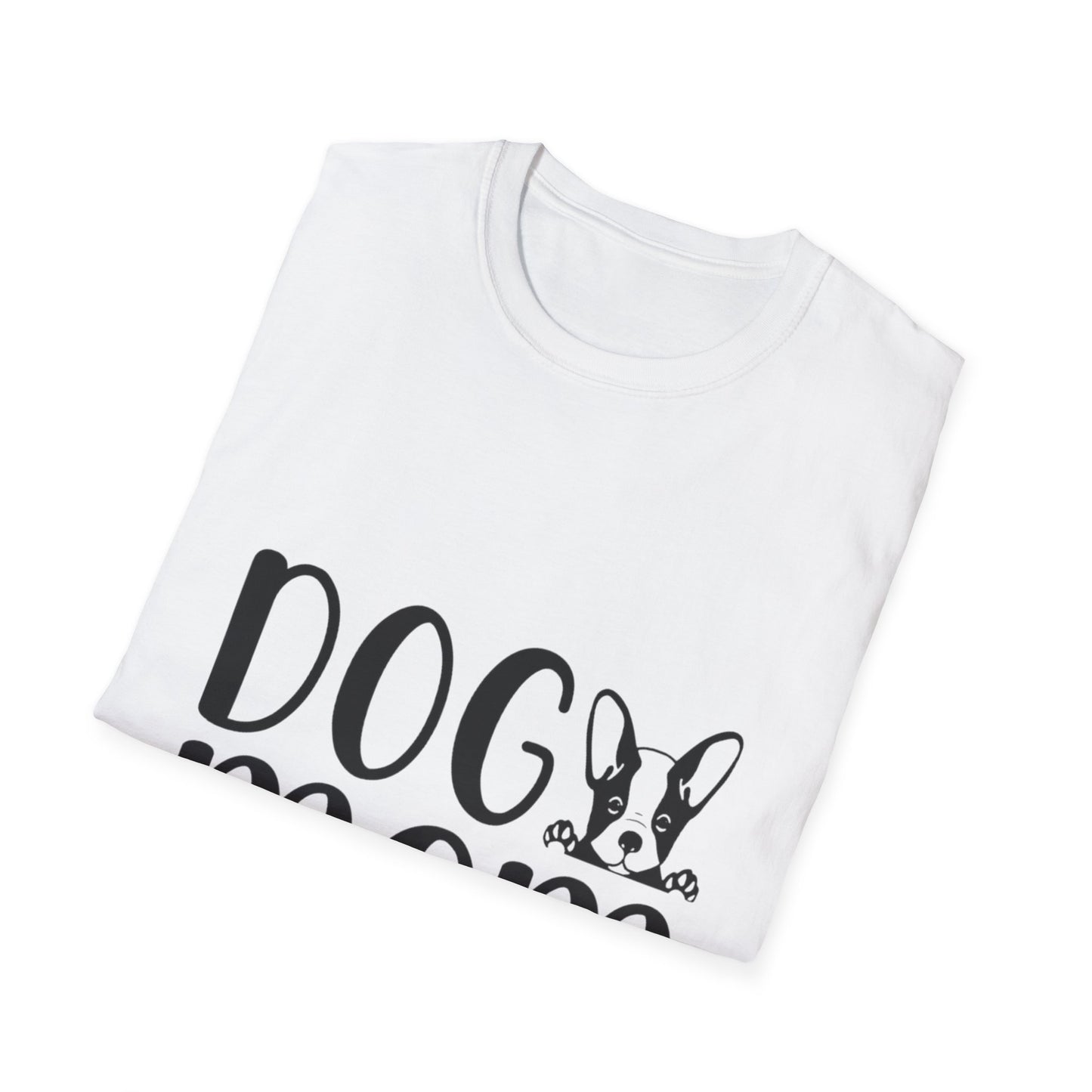 Dog Mom Unisex Softstyle T-Shirt, Pet Lover Gift, Dog Owner Tee, Animal Lover Apparel, Funny Dog Mom Shirt, Casual Wear