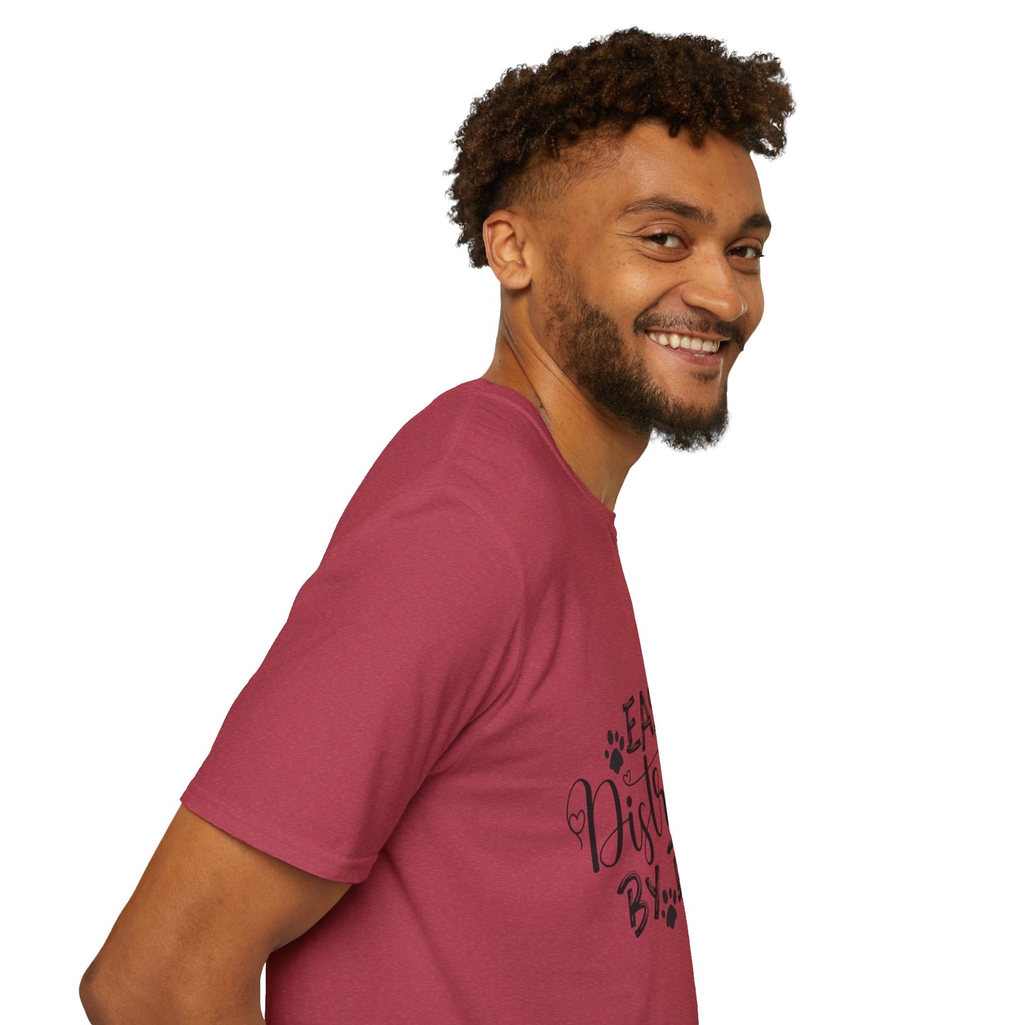 Easily Distracted by Dogs Unisex Softstyle T-Shirt – Perfect for Dog Lovers